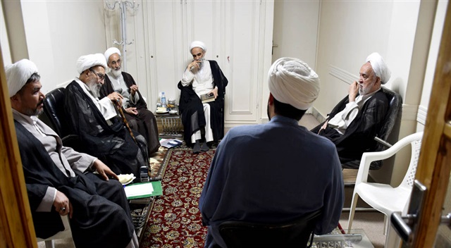 گزارش تصویری | بازدید آیت الله اشرفی شاهرودی از امتحانات شفاهی خارج (6)