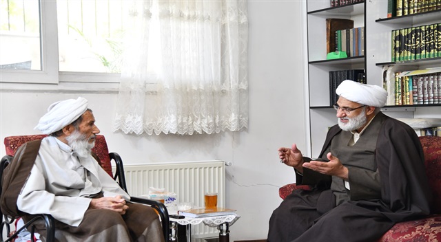 گزارش تصویری | دیدار مدیر حوزه علمیه خراسان با آیت الله رضازاده