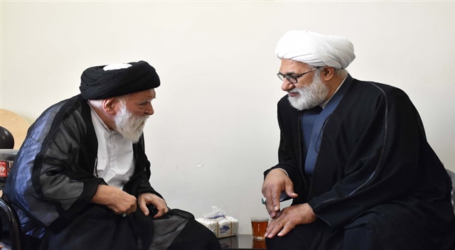 گزارش تصویری | دیدار مدیر حوزه علمیه خراسان با آیت الله سیدمصطفی موسوی شاهرودی و حجت الاسلام و المسلمین محمود واعظ شهیدی