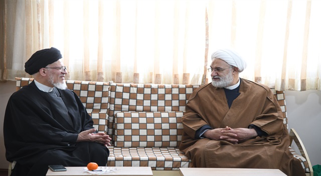  گزارش تصویری | عیادت مدیر حوزه علمیه خراسان از حجت‌الاسلام و المسلمین دعائی