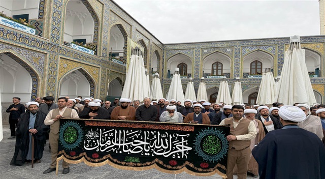 گزارش تصویری | تشرف کارکنان مرکز مدیریت حوزه علمیه خراسان به حرم رضوی در سالروز شهادت امام جواد (علیه السلام)