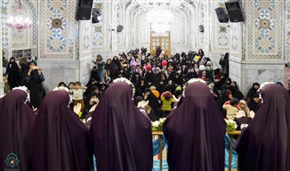 «شکوه مادری» در سایه‌سار رضوی؛ شبی که رواق دارالهدایه خانه مادران طلبه شد