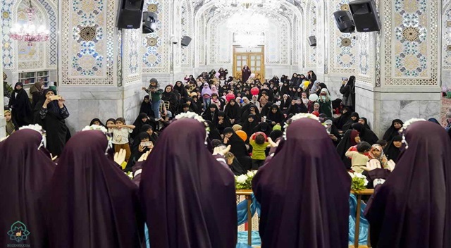 «شکوه مادری» در سایه‌سار رضوی؛ شبی که رواق دارالهدایه خانه مادران طلبه شد