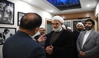 گزارش تصویری |  بازدید مدیر حوزه علمیه خراسان از مرکز «مهآب»